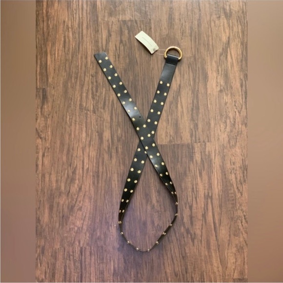 Anthropology faux leather studded belt main image 9